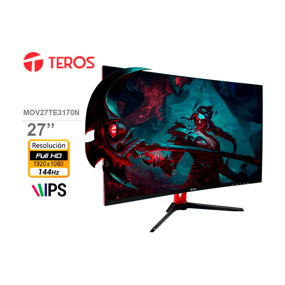 MONITOR TEROS 27 PULG. TEROS CURVO 144HZ