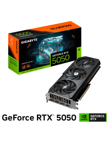 TARJETA DE VIDEO GIGABYTE GAMING OC RTX 5050 8GB GDDR6